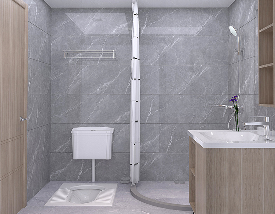 PEC Resin Fiber Panel Integrated Apartment Badrumsenhet